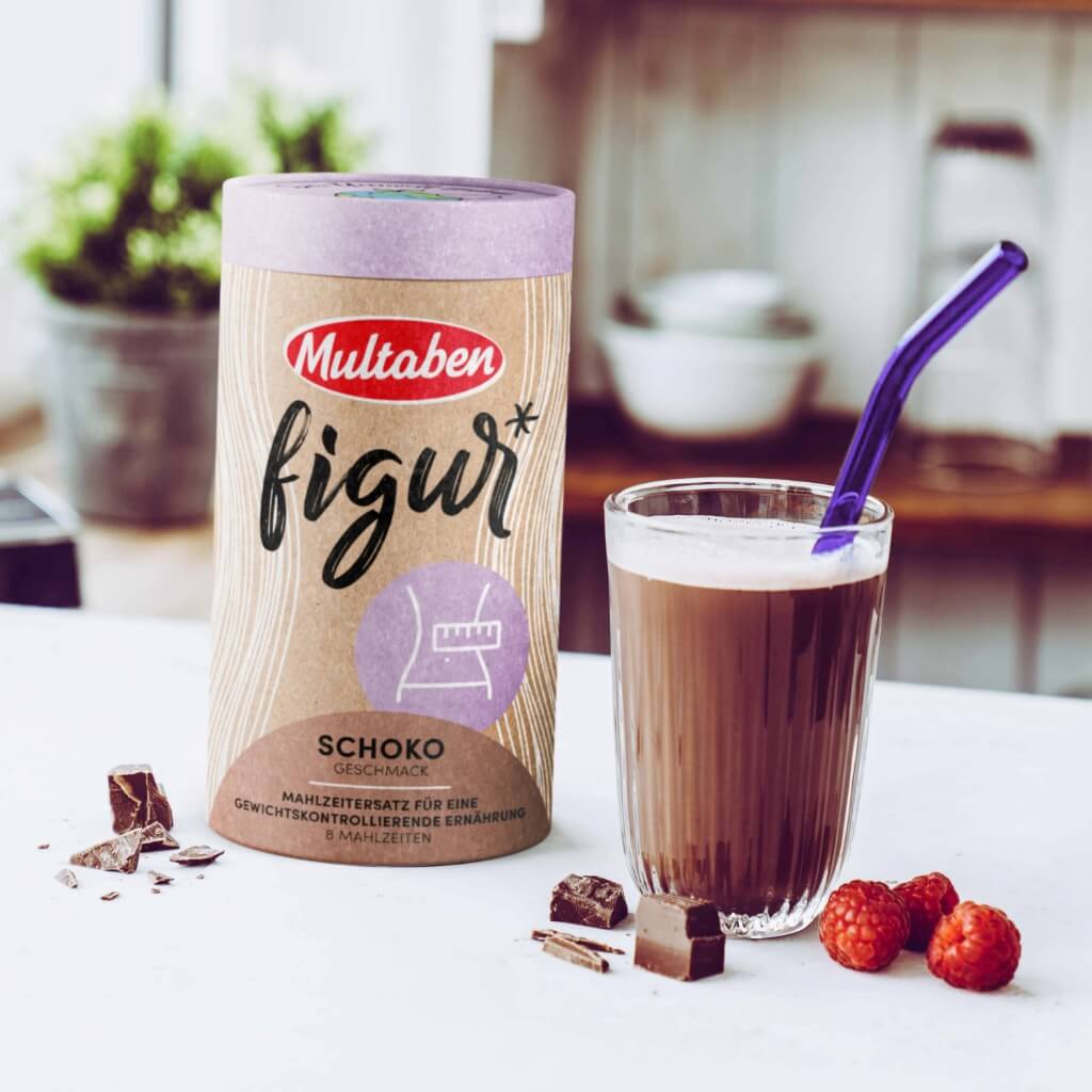 Multaben Figur Protein Shake Mahlzeitenersatz Schoko | 440g