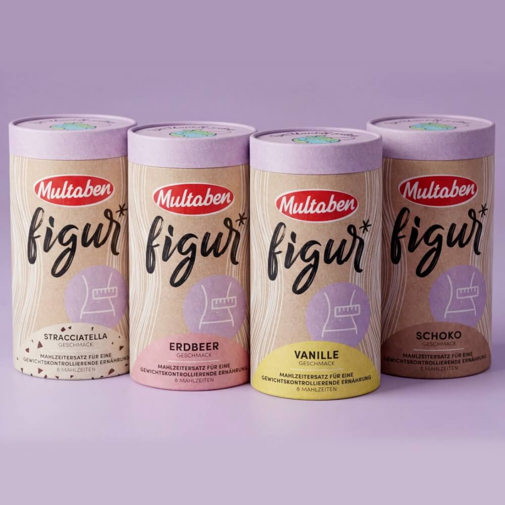 Multaben Figur Shake Stracciatella + Shaker | Vorteilspack