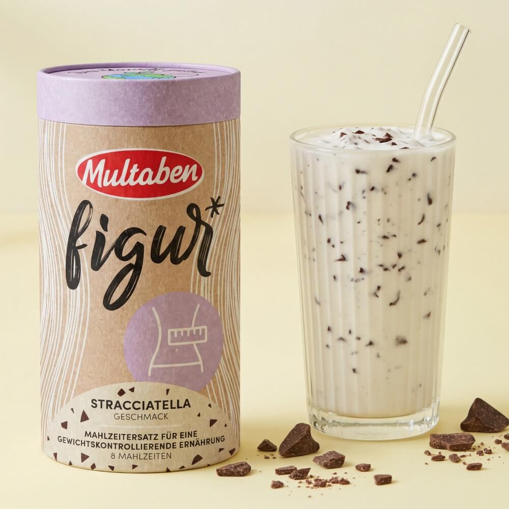 Multaben Figur Protein Shake Mahlzeitenersatz Stracciatella | 440g