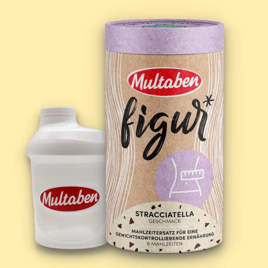 Multaben Figur Shake Stracciatella + Shaker im Vorteilspack